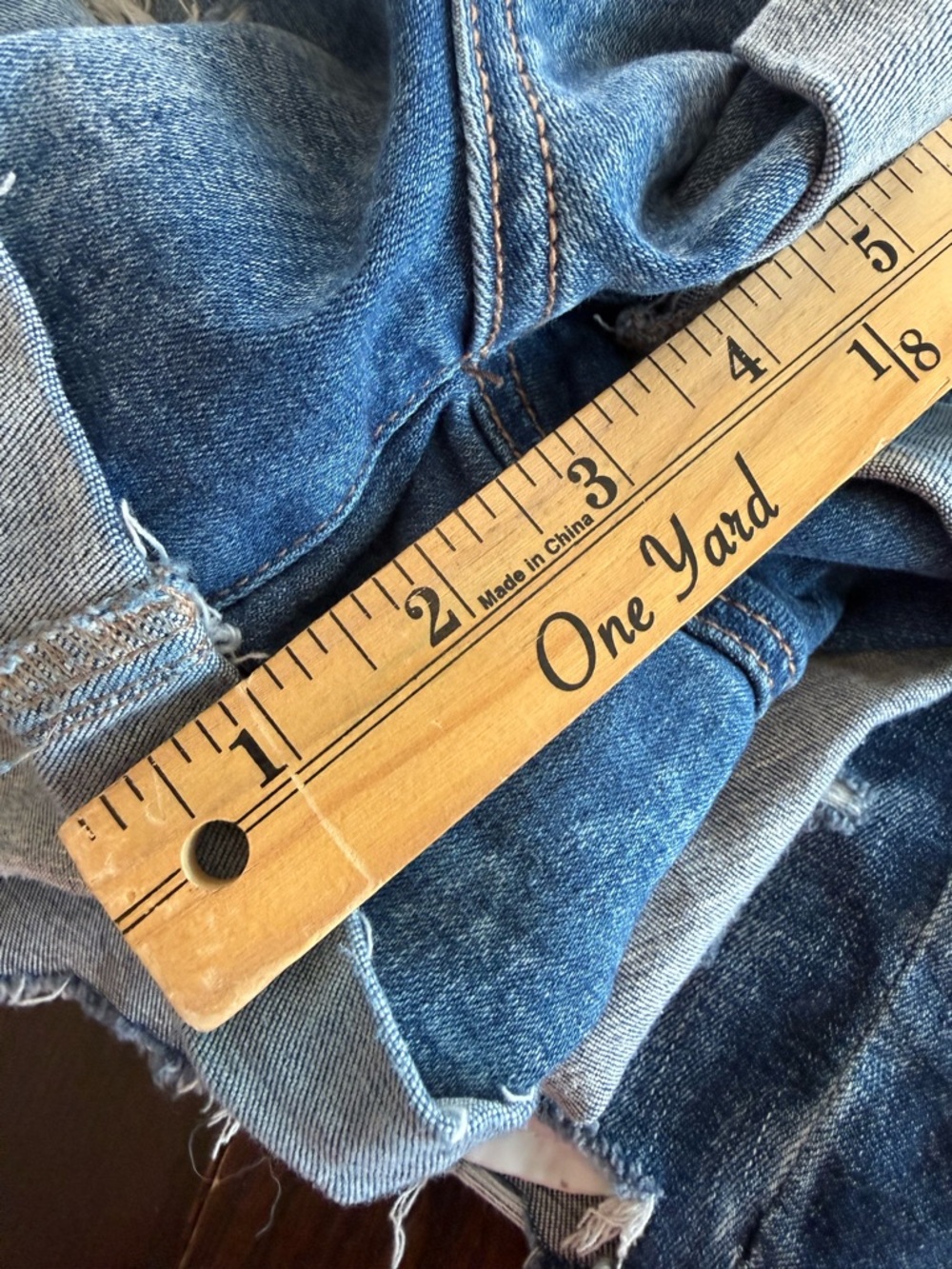 American Eagle Shorts Bundle Size 12 High Rise Distressed Button Fly (2 Pair) - Picture 5 of 13